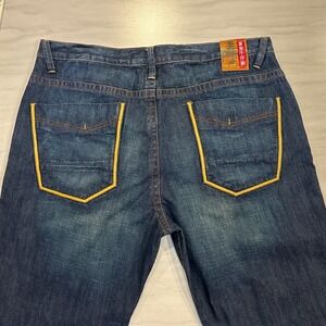 VTG Phat Farm "The Pursuit Of Good Fortune" Jeans 40x33 Early 2000s Hip-Hop Y2K